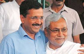भाजपा के खिलाफ नीतीश के साथ केजरीवाल