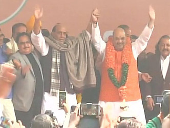 अमित शाह फिर चुने गए भाजपा के राष्ट्रीय अध्यक्ष
