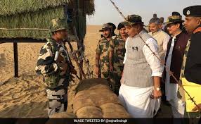 मुनाबाव बोर्डर पहुंचे गृह मंत्री राजनाथ सिंह
