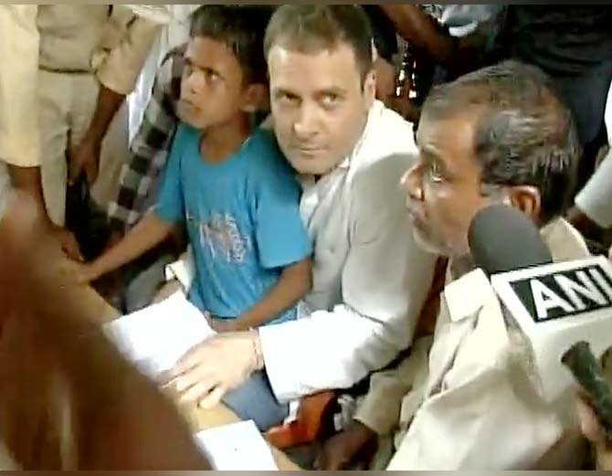 रोक के बावजूद सहारनपुर पहुंचे राहुल गांधी