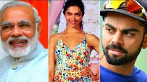 टि्वटर पर मोदी का जलवा कायम , शीर्ष 10 में दीपिका पहली महिला