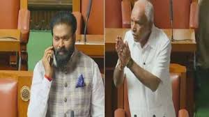 कर्नाटक फ्लोर टेस्ट मे स्पीकर पद के लिए बीजेपी-कांग्रेस आमने सामने