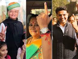 राजस्थान विधानसभा चुनाव 2018:दोपहर 3 बजे तक राजस्थान की 199 सीटों पर 59% और तेलंगाना की 119 सीटों पर 56% मतदान