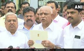 कर्नाटक के राज्यपाल से मिलकर नई सरकार बनाने का करेंगे दावा-बीएस येदियुरप्पा