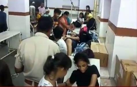 हादसा : पोकरण में अनियंत्रित होकर स्कूली बस पलटी, हादसे में 18 बच्चे घायल