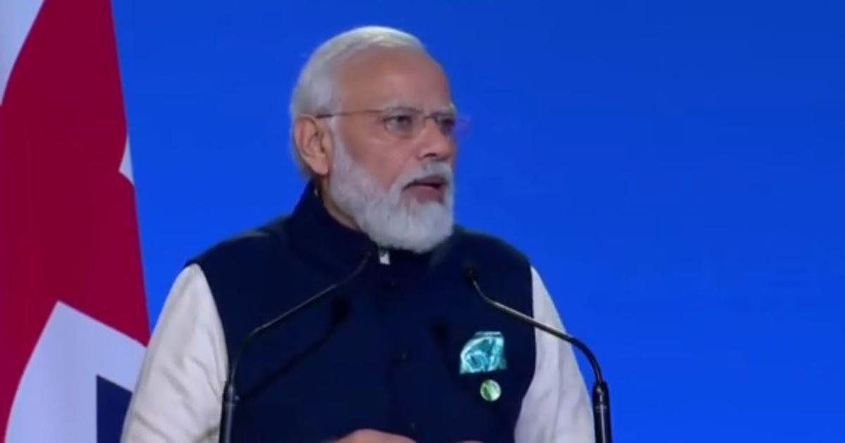 कॉप 26 बैठक: जलवायु परिवर्तन पर पीएम मोदी ने कहा 2070 तक नेट कार्बन जीरो अर्थव्यवस्था होगा भारत