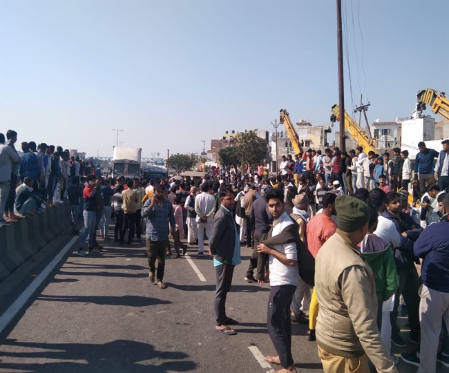 मथुरा के कोकिलावन परिक्रमा मार्ग में नकाबपोशो ने वारदात को दिया अंजाम,ग्राम प्रधान की दिनदहाड़े गोली मारकर हत्या