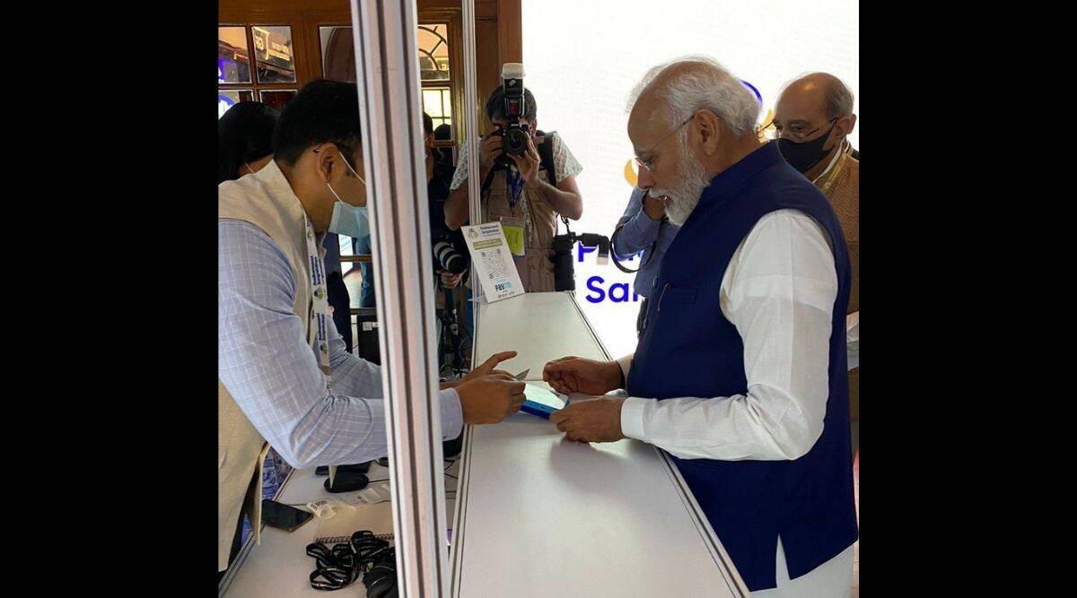 PM Modi ने ने आज उद्योग मंत्रालय के नए परिसर वाणिज्य भवन का उद्घाटन किया