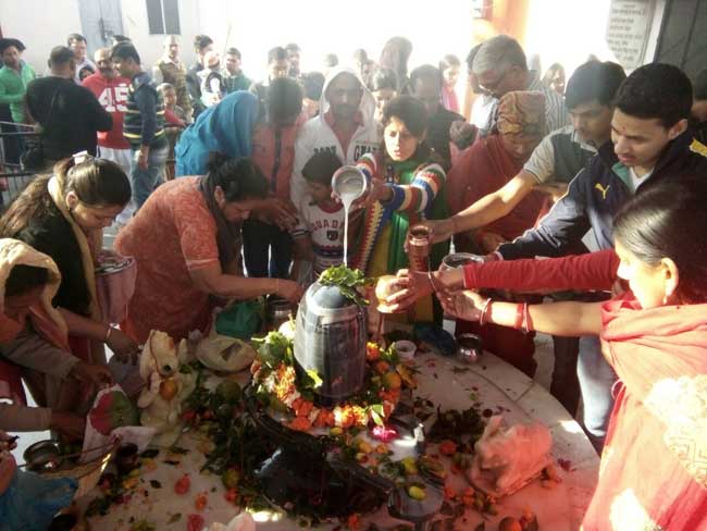 धूमधाम से मनाई जा रही सावन की शिवरात्रि,मंदिरों में उमड़ी भक्तों की भीड़,गूंजे भोले के जयकारे