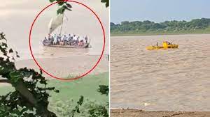 बांदा में यमुना में पलटी नाव, 35 डूबे:3 की मौत, 17 लापता, पतवार टूटने से हुआ हादसा; राष्ट्रपति ने जताया दुख
