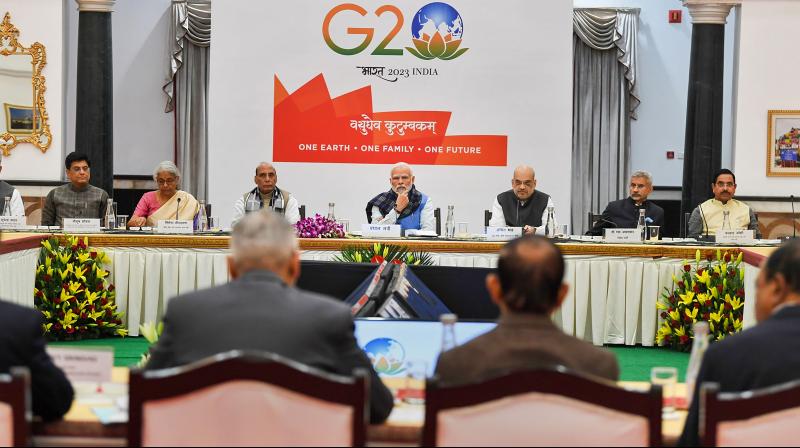 पीएम नरेंद्र मोदी ने जी-20 सम्मेलन को लेकर विपक्षी दलों के नेताओं की बैठक
