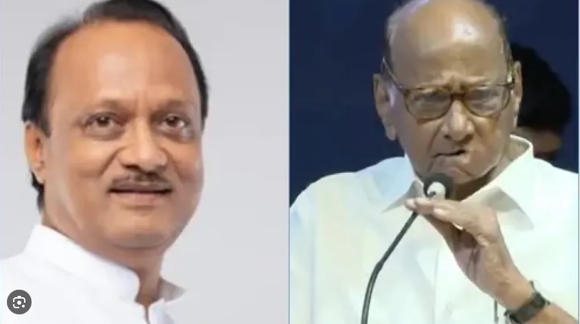 अजीत पवार और शरद पवार में पार्टी के चिन्ह को लेकर खींचतान जारी,अजीत पवार गुटके विधायकों को मुंबई के एक होटल में पहुंचाया गया