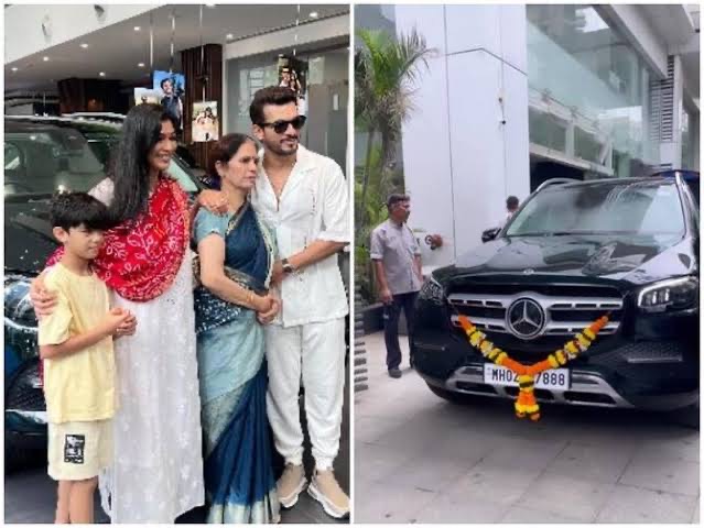 एक्टर अर्जुन बिजालानी ने खरीदी ब्रांड न्यू मर्सिडीज,मां के छुए पैर,मंदिर पहुंचने पर लगा फैंस का तांता।