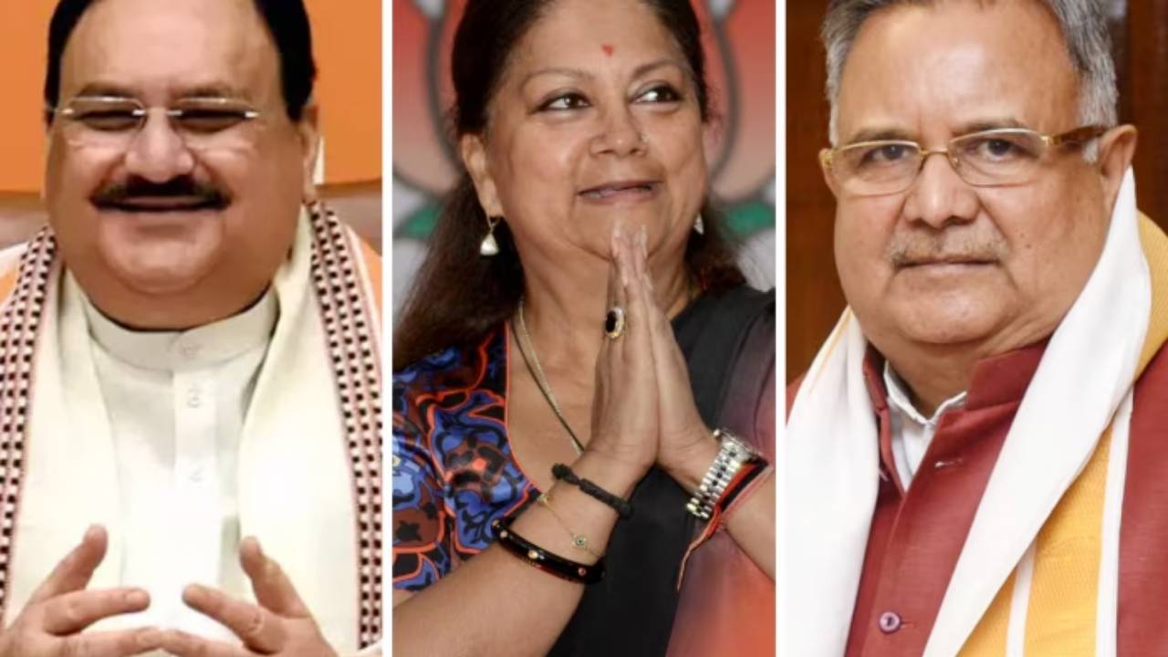 भाजपा अध्यक्ष जेपी नड्डा ने 38 लोगों की बनाई अपनी टीम,पूर्व मुख्यमंत्रियों डॉ.रमन सिंह,वसुंधरा राजे और रघुबर दास भी शामिल
