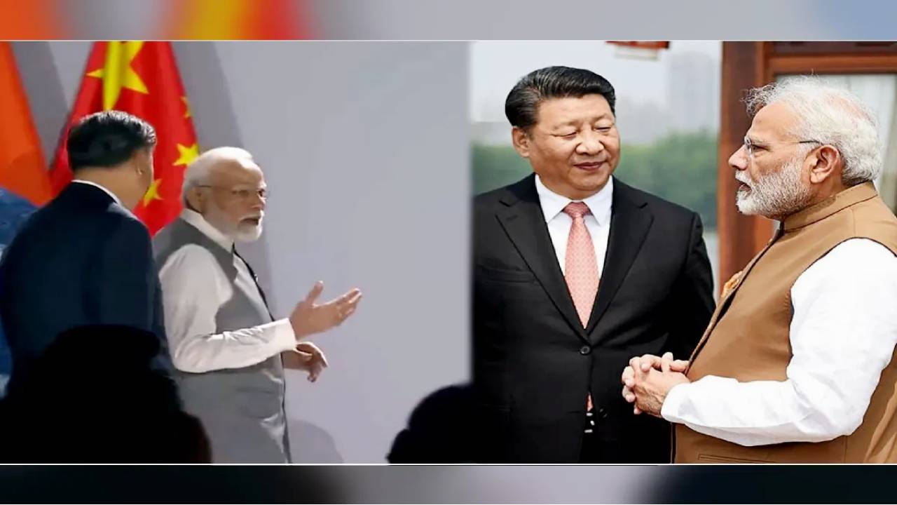 BRICS समिट के दौरान मिले नरेंद्र मोदी और शी जिनपिंग, सीमा पर शांति को लेकर हुई बातचीत