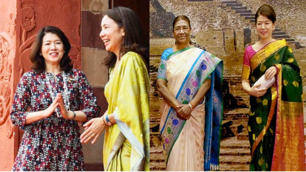 G20 में भारतीय अंदाज में दिखें विदेशी मेहमान, साड़ी और सूट में आए थे डिनर करने