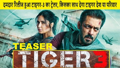 दमदार रिलीज हुआ टाइगर-3 का ट्रेलर, किसका साथ देगा टाइगर देश या परिवार