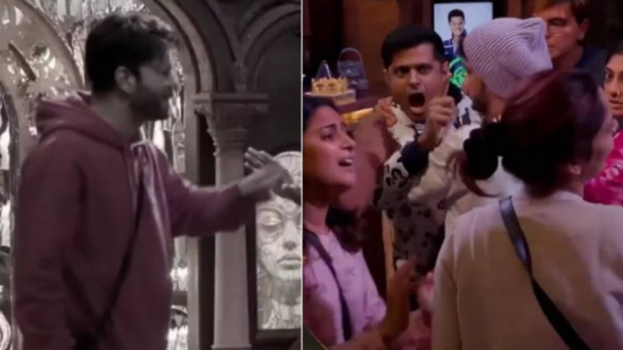 बिग बॉस  के घर में अंकिता लोखंडे के पति विक्की जैन और नील भट्ट के बीच हाथापाई