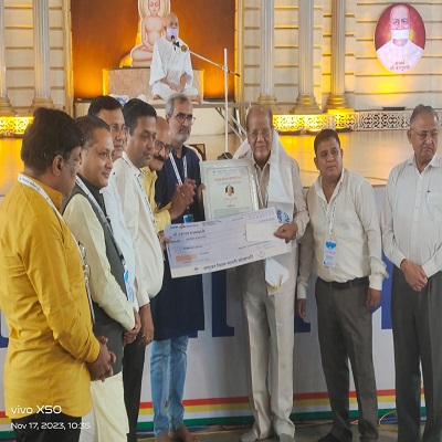 अणुव्रत विश्व भारती सोसायटी की ओर से इस वर्ष अणुव्रत लेखक पुरुस्कार श्री इकराम राजस्थानी को