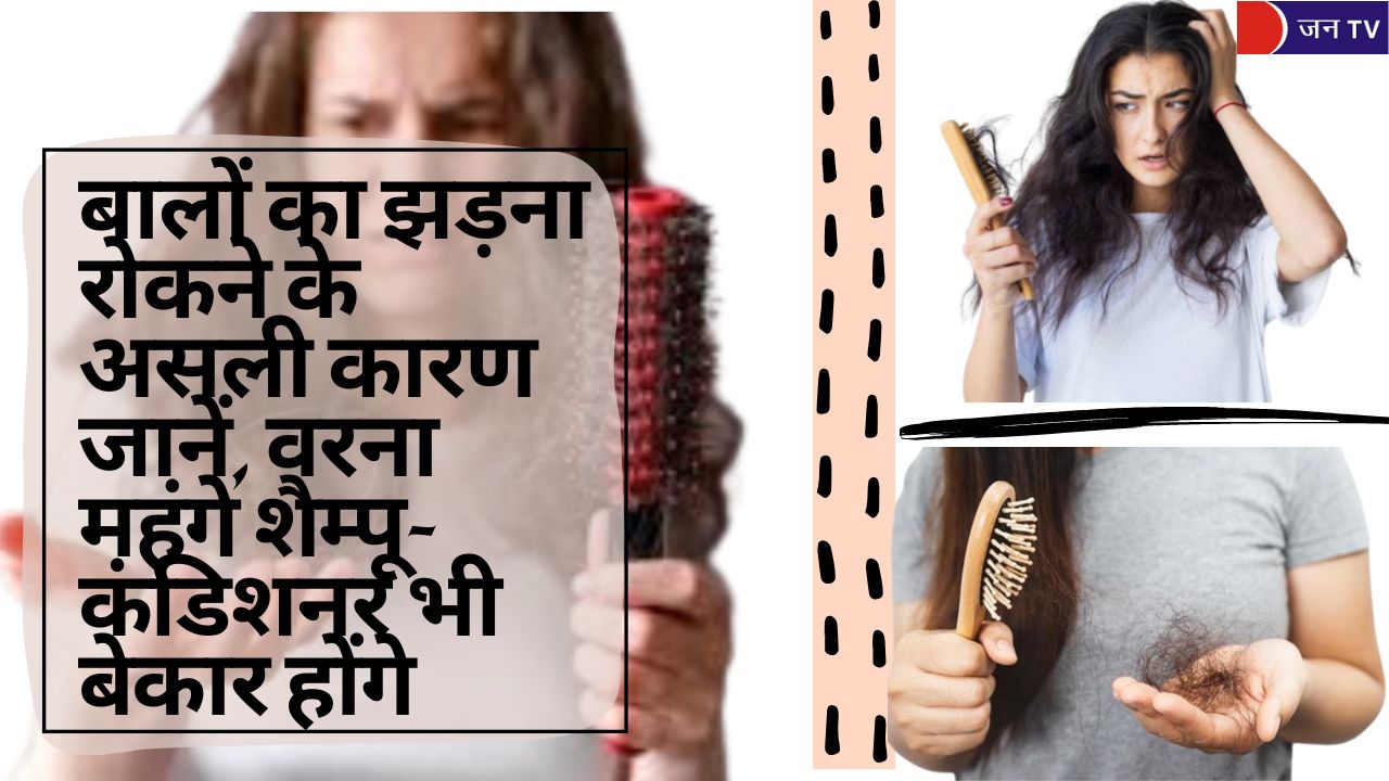 बालों का झड़ना रोकने के असली कारण जानें, वरना महंगे शैम्पू-कंडिशनर भी बेकार होंगे