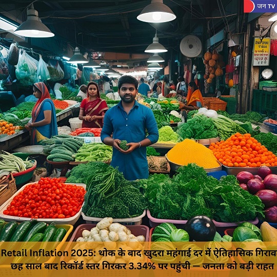 महंगाई से राहत: खुदरा दर पहुँची छह साल के न्यूनतम स्तर पर
