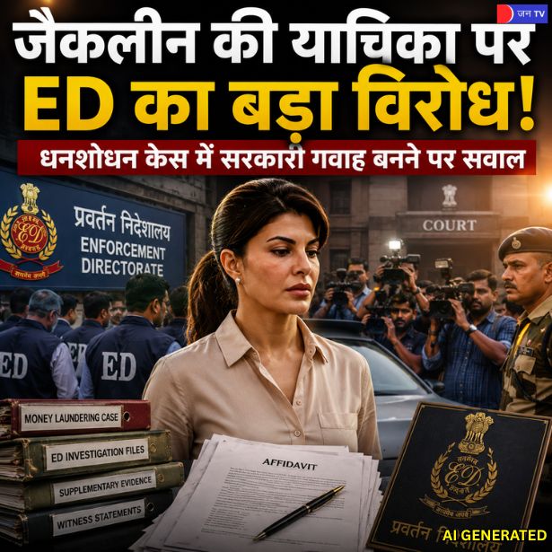 जैकलीन फर्नांडीज को सरकारी गवाह बनाने का ईडी ने किया विरोध