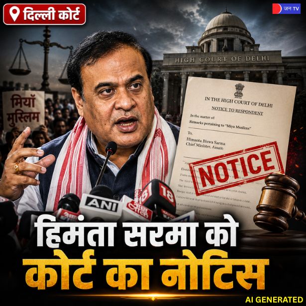 दिल्ली अदालत ने असम CM हिमंता बिस्वा सरमा को ‘मिया मुसलमान’ टिप्पणी मामले में नोटिस भेजा