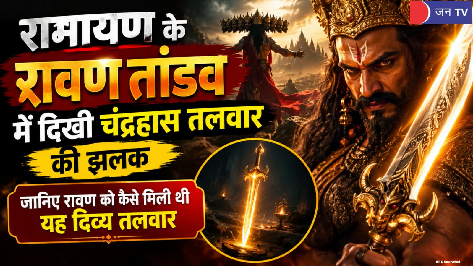 रामायण के रावण तांडव में दिखी चंद्रहास तलवार की झलक, जानिए रावण को कैसे मिली थी यह दिव्य तलवार