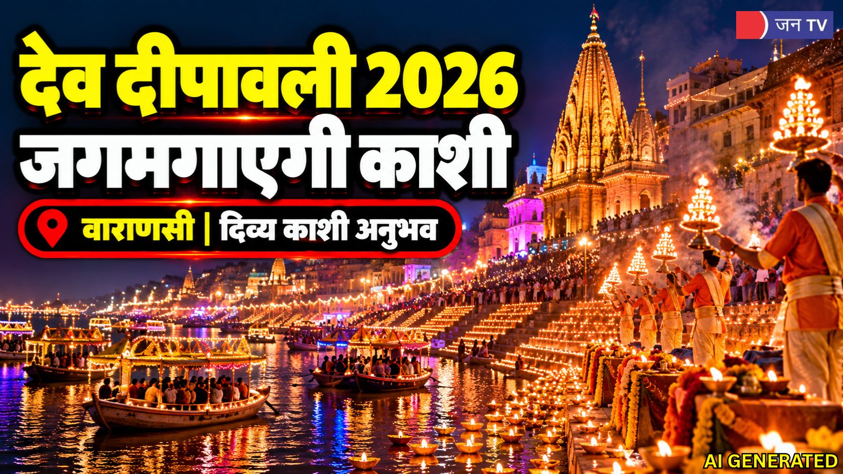 देव दीपावली 2026: काशी दर्शन के लिए खास टूर पैकेज, ₹15,999 से शुरू होगी कीमत