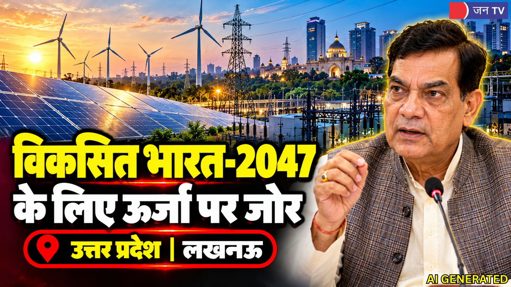 विकसित भारत-2047 के लिए स्वच्छ और सस्ती ऊर्जा पर यूपी सरकार का जोर, ग्रिड आधुनिकीकरण पर मंथन
