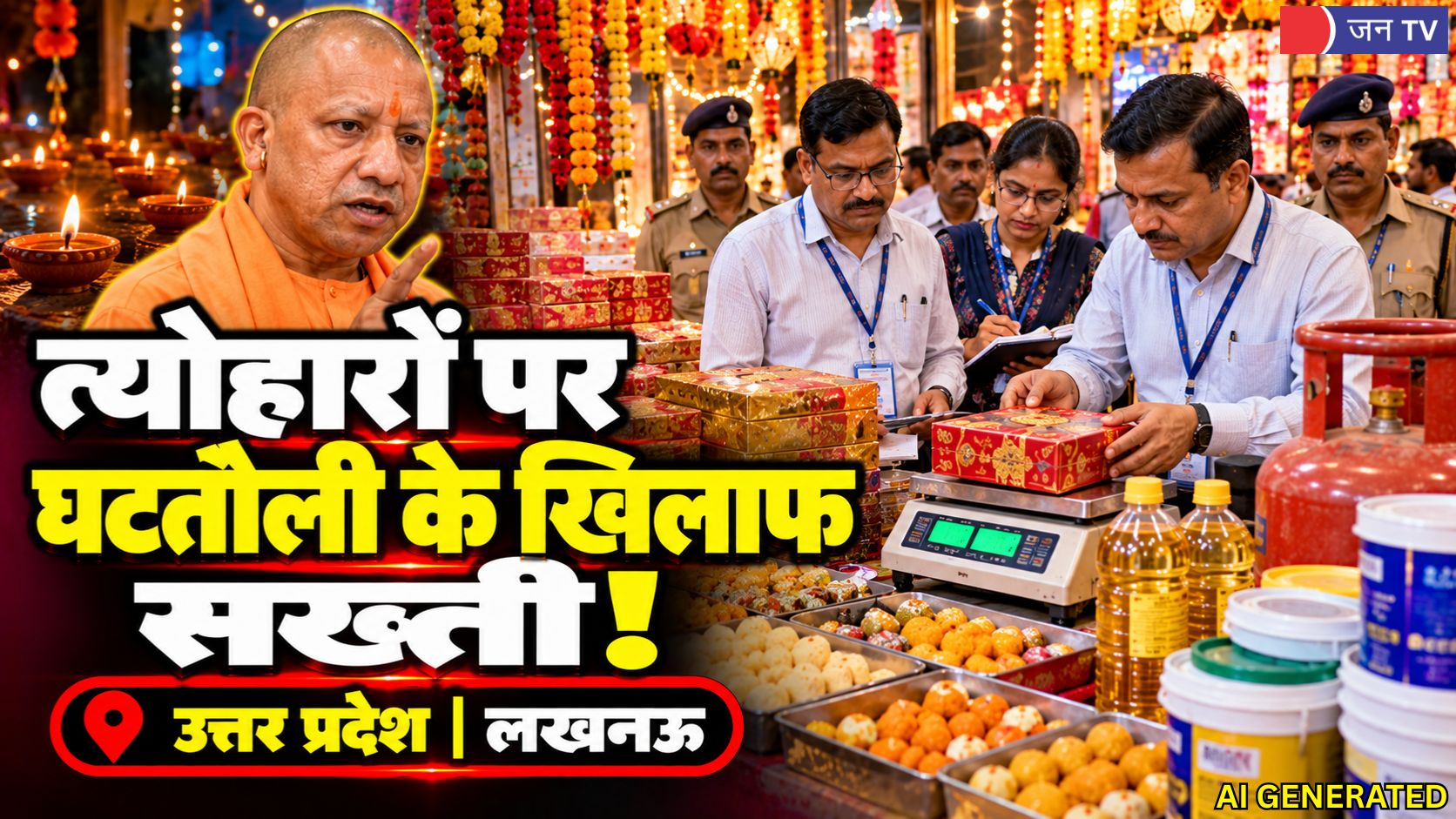 दिवाली से छठ तक यूपी में उपभोक्ताओं की सुरक्षा के लिए अभियान तेज, घटतौली और ओवरचार्जिंग पर होगी कार्रवाई